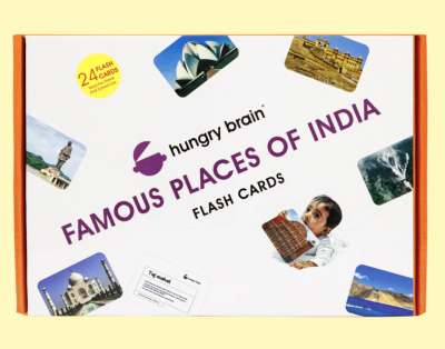 Hungry Brain Famous Places of India Flash Cards